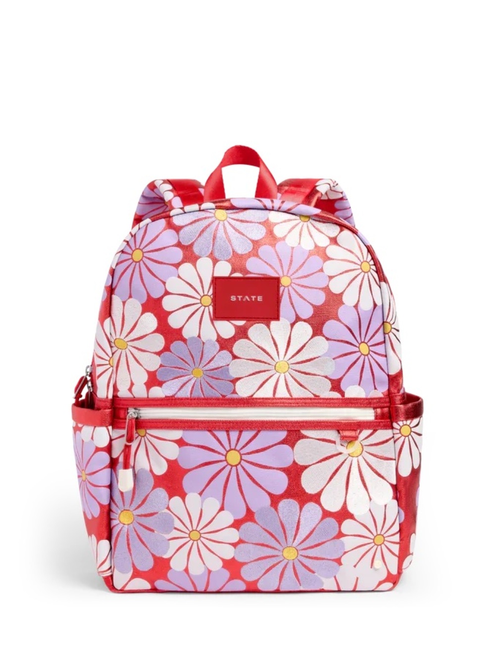 State Backpack - Kane Kids - Metallic Ruby Floral